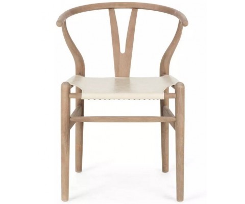 Silla CH24 - Haya / Piel