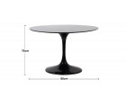 Mesa comedor TULIP / 80 Ø - Fab. Italia