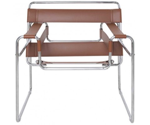 Sillón WASSILY - Cuero - Alta calidad