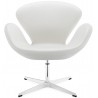 Sillón SWAN / Cuero italiano - Fab. Dinamarca