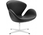 Sillón SWAN / Piel italiana - Fab. Dinamarca