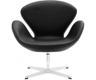 Sillón SWAN / Piel italiana - Fab. Dinamarca