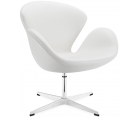 Sillón SWAN / Piel italiana - Fab. Dinamarca