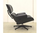 LOUNGE CHAIR & OTTOMAN / Nogal - Cuero Anilina