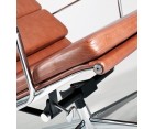 Sillón & Ottoman EA 222/223 SOFT PAD / Cuero italiano - Fab. Italia