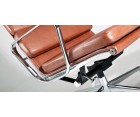 Sillón & Ottoman EA 222/223 SOFT PAD / Cuero italiano - Fab. Italia