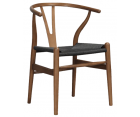 Silla WISHBONE CH24 / Nogal oscuro - Fab. Italia
