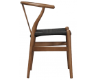 Silla WISHBONE CH24 / Nogal oscuro - Fab. Italia