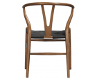 Silla WISHBONE CH24 / Nogal oscuro - Fab. Italia
