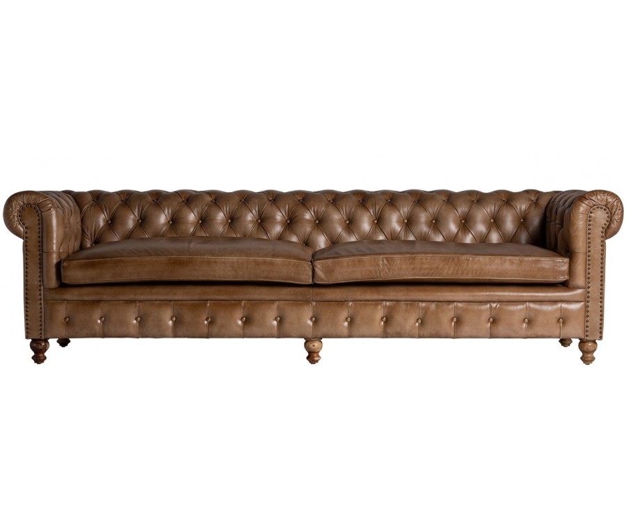 Sofá CHESTERFIELD LUTON 3 Plazas / Piel Fab. Italia Muebles4.