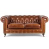 Sofá CHESTERFIELD STAFFORD 2 Plazas / Piel italiana - Fab. Italia
