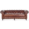 Sofá CHESTERFIELD STAFFORD 3 Plazas / Piel italiana - Fab. Italia