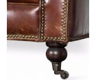 Sofá CHESTERFIELD STAFFORD 3 Plazas / Piel italiana - Fab. Italia