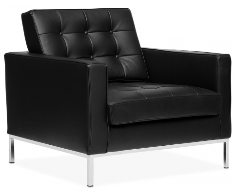 Sillón RELAX FLORENCE KNOLL / Piel capitoné - Fab. Italia