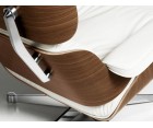 LOUNGE CHAIR & OTTOMAN / Fresno - Cuero Aniline - Fab. Italia