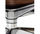 LOUNGE CHAIR & OTTOMAN / Fresno - Cuero Aniline - Fab. Italia