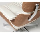 LOUNGE CHAIR & OTTOMAN / Fresno - Cuero Aniline - Fab. Italia