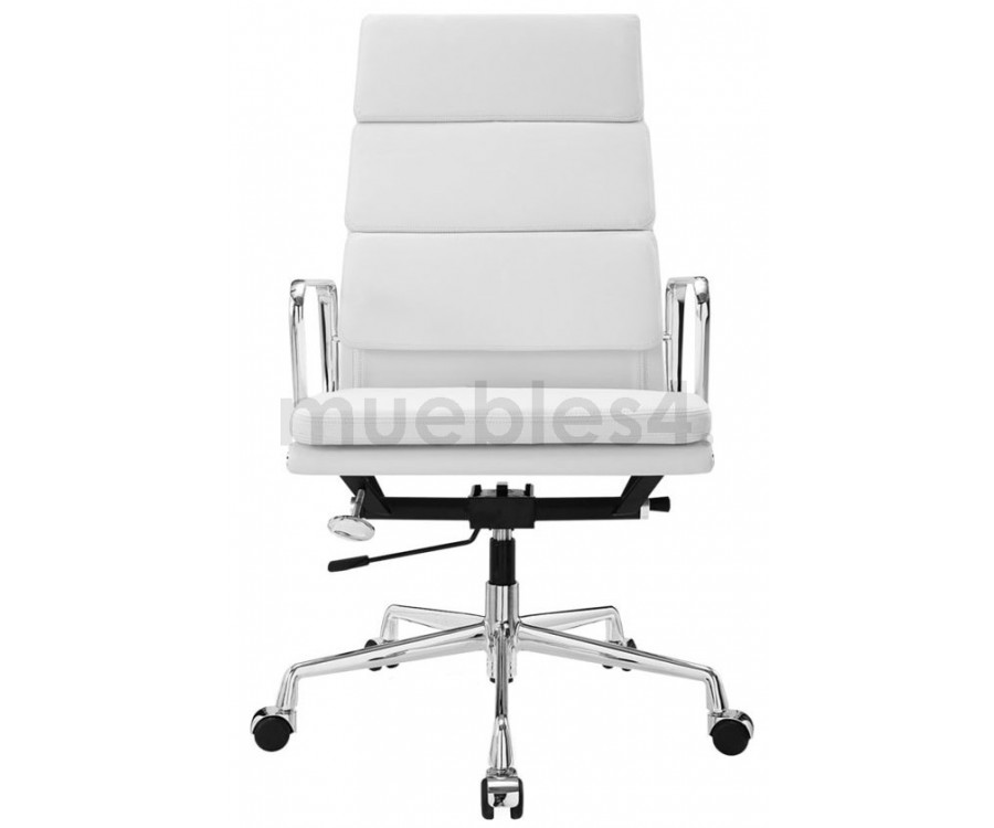 Silla oficina EA 219 SOFT PAD / Piel italiana - Fab. Italia