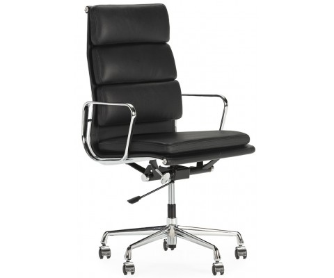 Silla oficina EA 219 SOFT PAD / Piel italiana - Fab. Italia