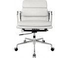 Silla oficina EA 217 SOFT PAD / Piel italiana - Fab. Italia