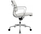 Silla oficina EA 217 SOFT PAD / Piel italiana - Fab. Italia