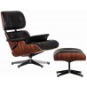 LOUNGE CHAIR & OTTOMAN / Piel italiana - Fab. Italia