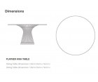 Mesa comedor PLATNER DINING TABLE - Fab. Italia