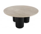 Mesa comedor 3 COLUMN Travertino - Fab. Italia