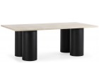 Mesa comedor 3 COLUMN Travertino - Fab. Italia