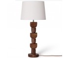 Lámpara de mesa SACHA WOOD - Fab. Italia