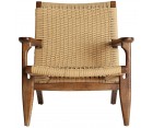Sillón CH25 Nogal al aceite / Edición especial - Fab. Italia