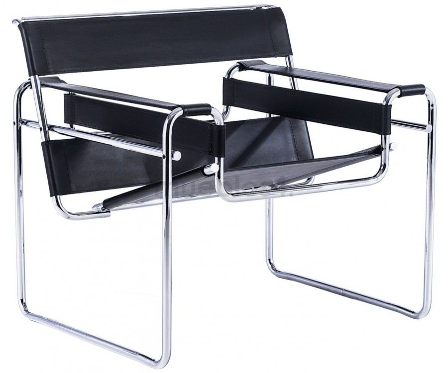 Sillón WASSILY Knoll - 55th Aniversario "Cuero italiano" - Fab. Italia
