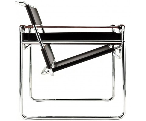 Sillón WASSILY Knoll - 55th Aniversario "Cuero italiano" - Fab. Italia