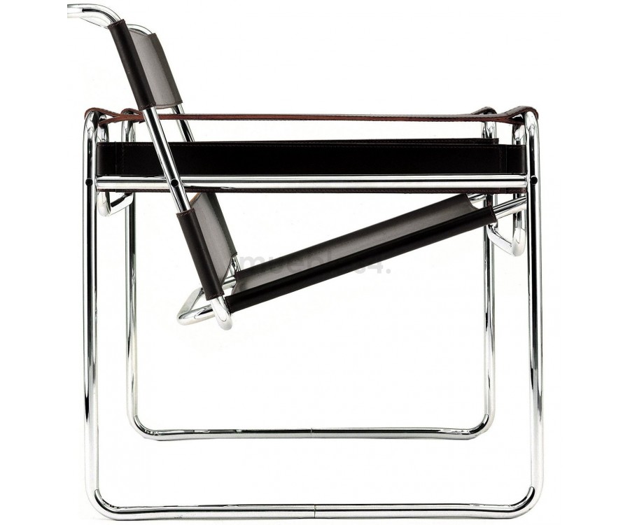 Sillón WASSILY Knoll - 55th Aniversario "Cuero italiano" - Fab. Italia
