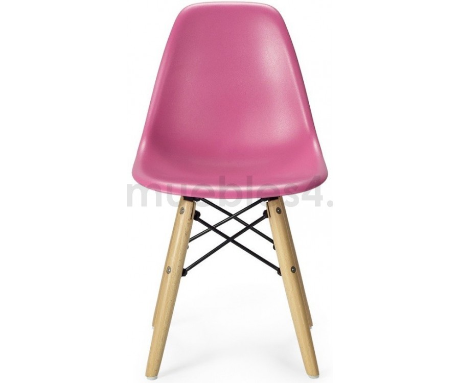 Silla niño EAMES DSW - Polipropileno - Roble - Alta calidad