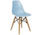 Silla niño EAMES DSW - Polipropileno - Roble - Alta calidad