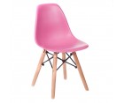 Silla niño EAMES DSW - Polipropileno - Roble - Alta calidad
