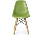 Silla niño EAMES DSW - Polipropileno - Roble - Alta calidad