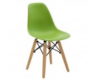Silla niño EAMES DSW - Polipropileno - Roble - Alta calidad