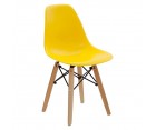 Silla niño EAMES DSW - Polipropileno - Roble - Alta calidad