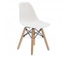 Silla niño EAMES DSW - Polipropileno - Roble - Alta calidad
