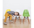 Silla niño EAMES DSW - Polipropileno - Roble - Alta calidad