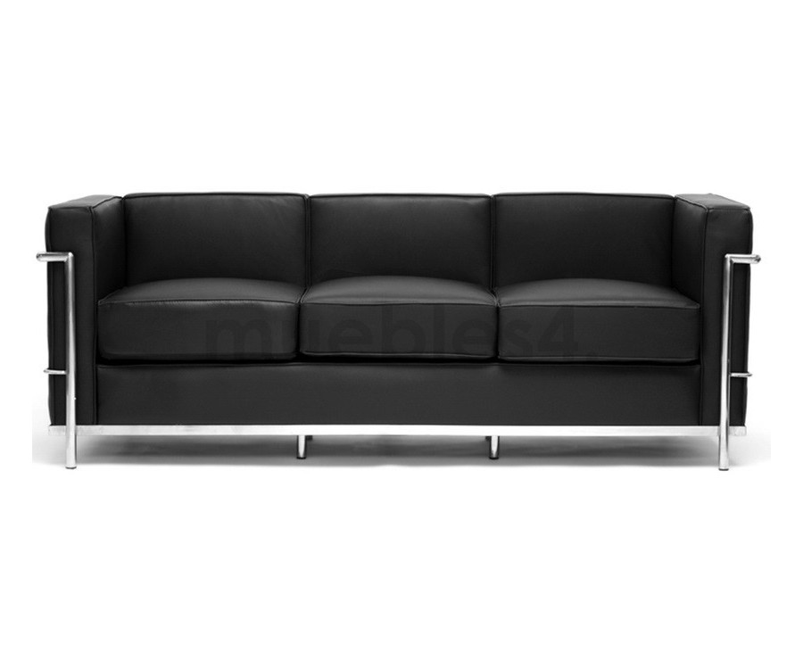 Sofá LC2 LE CORBUSER 3 Plazas - Piel italiana