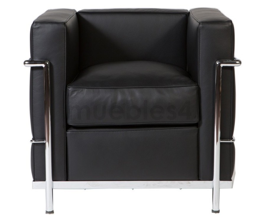 Sillón LC2 LE CORBUSER - Piel italiana - Alta calidad